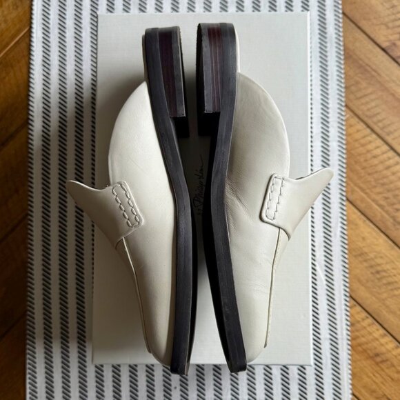 3.1 Phillip Lim Alexa 25mm leather loafers in bone white Size 38.5 - Picture 6 of 11